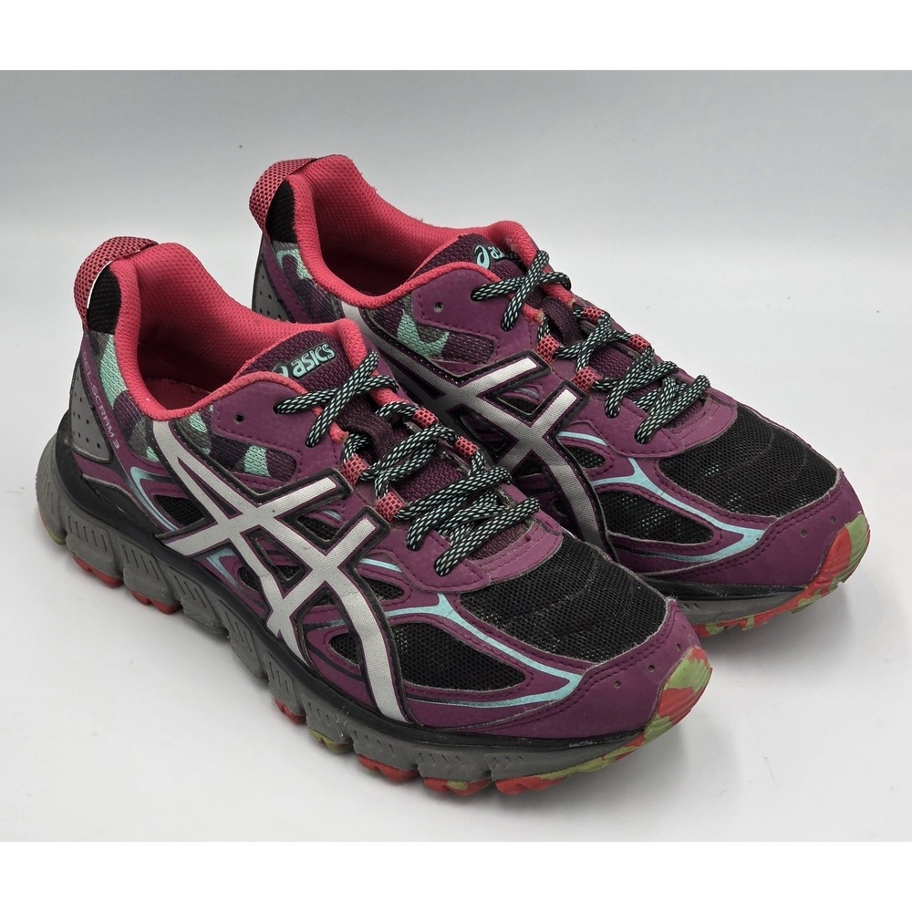Asics Gel-Scream 3 Running Athletic Sneakers Shoes T6K7Q Purple Women's 8.5